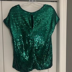 Armani Exchange Cascading Sequins NWT